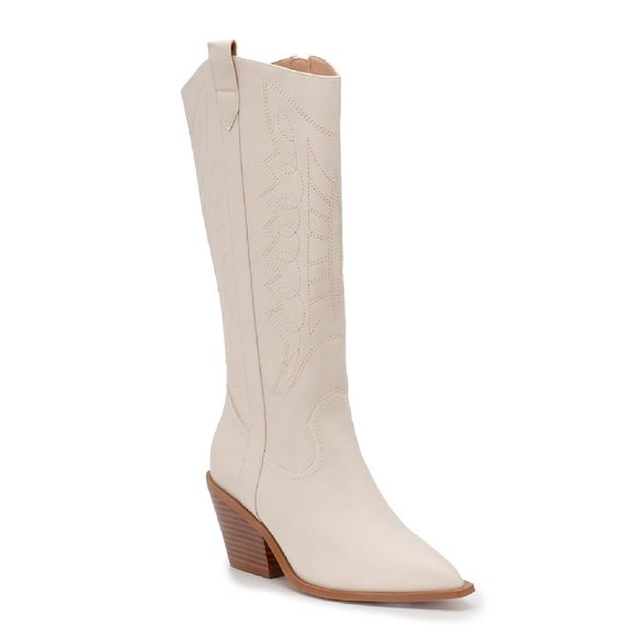 Corkys Hey Girl Howdy Tall Western Boots in Winter White - Picture 5 of 9
